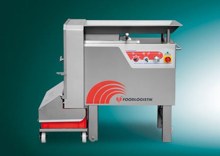 Meat dicer - capacity 140 - FOODLOGISTIK Fleischereimaschinen GmbH -  stainless steel / high-performance